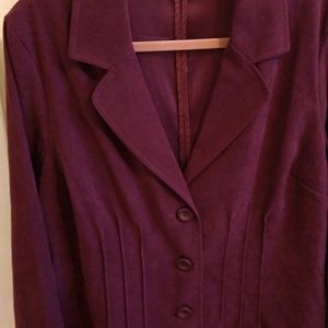 NWT Jacket Size XL, Plum Colored